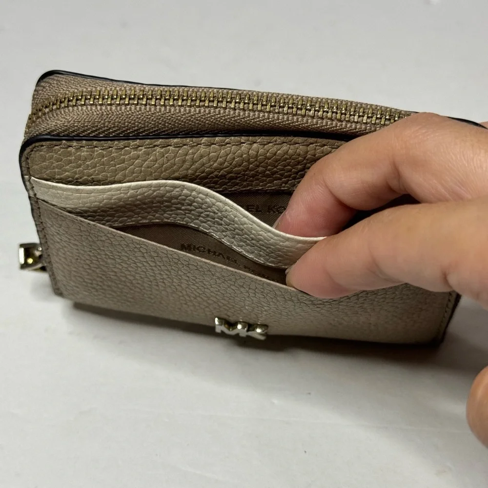 MICHAEL KORS Small Pebbled Leather Wallet